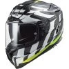 Integral Motorcycle Helmet In Carbon Ls2 FF327 CHALLENGER C Flames White Yellow Fluo -LS2 Sales integral motorcycle helmet in carbon ls2 ff327 challenger c flames white yellow fluo 128354