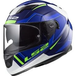 Integral Motorcycle Helmet LS2 FF320 Stream Evo AXIS Black Blu
