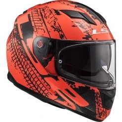 Integral Motorcycle Helmet LS2 FF320 STREAM EVO Orange Fluo Orange Lava -LS2 Sales integral motorcycle helmet ls2 ff320 stream evo orange fluo orange lava 66795