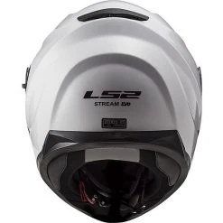Integral Motorcycle Helmet LS2 FF320 STREAM EVO Solid Glossy White -LS2 Sales integral motorcycle helmet ls2 ff320 stream evo solid glossy white 84328