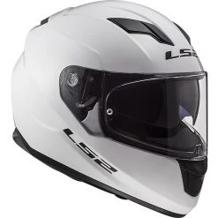 Integral Motorcycle Helmet LS2 FF320 STREAM EVO Solid Glossy White -LS2 Sales integral motorcycle helmet ls2 ff320 stream evo solid glossy white 84330