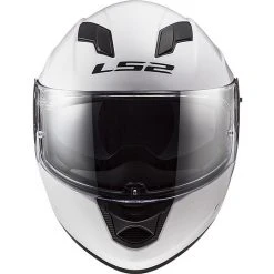 Integral Motorcycle Helmet LS2 FF320 STREAM EVO Solid Glossy White -LS2 Sales integral motorcycle helmet ls2 ff320 stream evo solid glossy white 84331
