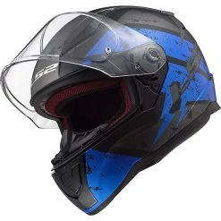 Integral Motorcycle Helmet LS2 FF353 RAPID Deadbolt Black Matt Blue -LS2 Sales integral motorcycle helmet ls2 ff353 rapid deadbolt black matt blue 66852