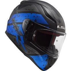 Integral Motorcycle Helmet LS2 FF353 RAPID Deadbolt Black Matt Blue -LS2 Sales integral motorcycle helmet ls2 ff353 rapid deadbolt black matt blue 66853