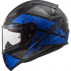 Integral Motorcycle Helmet LS2 FF353 RAPID Deadbolt Black Matt Blue -LS2 Sales integral motorcycle helmet ls2 ff353 rapid deadbolt black matt blue 66854
