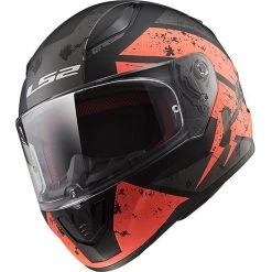 Integral Motorcycle Helmet Ls2 FF353 Rapid Deadbolt Black Opaque Orange -LS2 Sales integral motorcycle helmet ls2 ff353 rapid deadbolt black opaque orange 44737