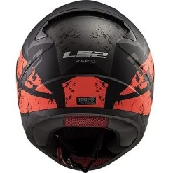 Integral Motorcycle Helmet Ls2 FF353 Rapid Deadbolt Black Opaque Orange -LS2 Sales integral motorcycle helmet ls2 ff353 rapid deadbolt black opaque orange 44741