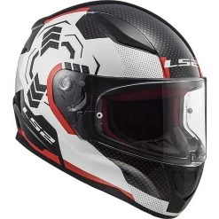 Integral Motorcycle Helmet LS2 FF353 RAPID Ghost White Black Red -LS2 Sales integral motorcycle helmet ls2 ff353 rapid ghost white black red 66847