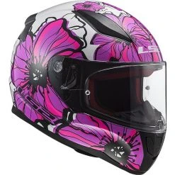 Integral Motorcycle Helmet LS2 FF353 RAPID Poppies Pink -LS2 Sales integral motorcycle helmet ls2 ff353 rapid poppies pink 66840