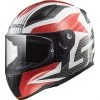 Integral Motorcycle Helmet Ls2 FF353 Rapid White Grid Red -LS2 Sales integral motorcycle helmet ls2 ff353 rapid white grid red 44728