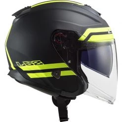Jet Helmet In Ls2 Motorcycle Fiber OF521 INFINITY Hyper Matt Titanium Yellow Fluo -LS2 Sales jet helmet in ls2 motorcycle fiber of521 infinity hyper matt titanium yellow fluo 106874