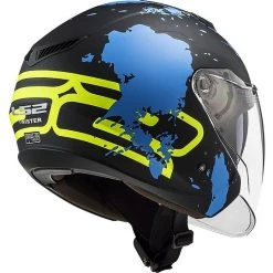 Jet Moto Helmet Ls2 Double Visor Ls2 OF573 TWISTER 2 Xover Black Matt Blue -LS2 Sales jet moto helmet ls2 double visor ls2 of573 twister 2 xover black matt blue 85906