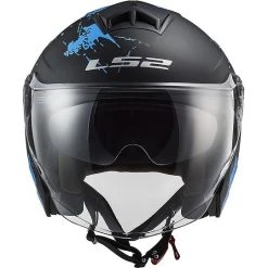 Jet Moto Helmet Ls2 Double Visor Ls2 OF573 TWISTER 2 Xover Black Matt Blue -LS2 Sales jet moto helmet ls2 double visor ls2 of573 twister 2 xover black matt blue 85907