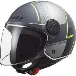 Jet Moto Helmet Ls2 OF558 SPHERE LUX Firm Matt Black Titanium
