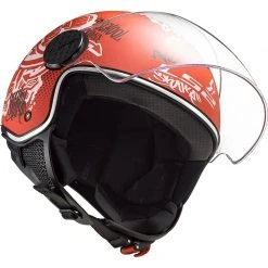 Jet Moto Helmet Ls2 OF558 SPHERE LUX Skater Matt Red -LS2 Sales jet moto helmet ls2 of558 sphere lux skater matt red 135583
