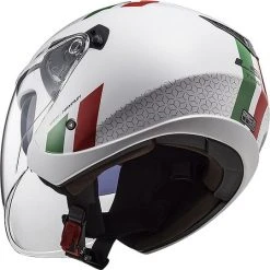 Jet Motorcycle Helmet Ls2 Double Visor Ls2 OF573 TWISTER 2 Combo White Green Red -LS2 Sales jet motorcycle helmet ls2 double visor ls2 of573 twister 2 combo white green red 85919