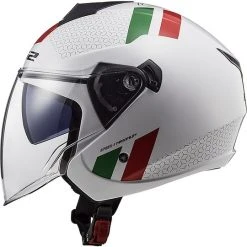 Jet Motorcycle Helmet Ls2 Double Visor Ls2 OF573 TWISTER 2 Combo White Green Red -LS2 Sales jet motorcycle helmet ls2 double visor ls2 of573 twister 2 combo white green red 85923