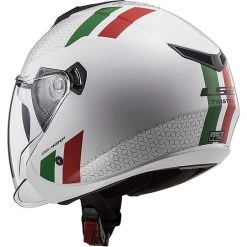 Jet Motorcycle Helmet Ls2 Double Visor Ls2 OF573 TWISTER 2 Combo White Green Red -LS2 Sales jet motorcycle helmet ls2 double visor ls2 of573 twister 2 combo white green red 85924