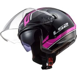 Jet Motorcycle Helmet Ls2 Double Visor Ls2 OF573 TWISTER 2 Flix Black Pink -LS2 Sales jet motorcycle helmet ls2 double visor ls2 of573 twister 2 flix black pink 134380