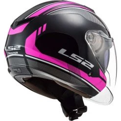Jet Motorcycle Helmet Ls2 Double Visor Ls2 OF573 TWISTER 2 Flix Black Pink -LS2 Sales jet motorcycle helmet ls2 double visor ls2 of573 twister 2 flix black pink 134381