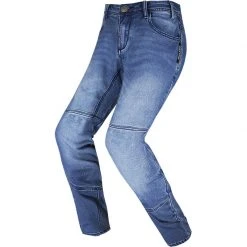 LS2 Dakota Lady CE Blue Motorcycle Jeans With Aramid Fibers