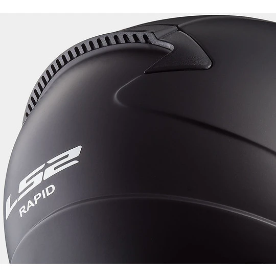 LS2 FF 353J Integral Baby Foot Helmet Black Lucido 5 LS2 FF 353J Integral Baby Foot Helmet Black Lucido - Image 3