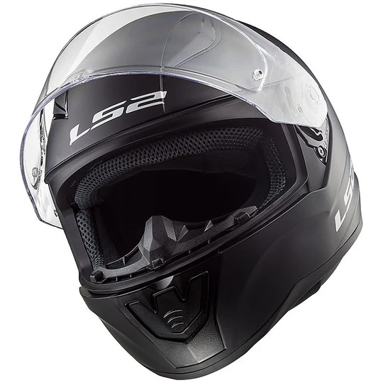 LS2 FF 353J Integral Baby Foot Helmet Black Lucido 7 LS2 FF 353J Integral Baby Foot Helmet Black Lucido - Image 5
