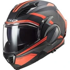 Ls2 FF900 VALIANT 2 Revo Modular Folding Titanium Orange Fluo Titanium Helmet