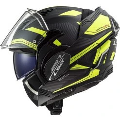 Ls2 FF900 VALIANT 2 Revo Modular Tipper Helmet Black Matt Fluo Yellow -LS2 Sales ls2 ff900 valiant 2 revo modular tipper helmet black matt fluo yellow 85778