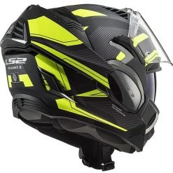 Ls2 FF900 VALIANT 2 Revo Modular Tipper Helmet Black Matt Fluo Yellow -LS2 Sales ls2 ff900 valiant 2 revo modular tipper helmet black matt fluo yellow 85779