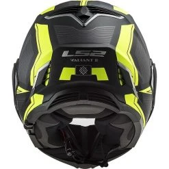 Ls2 FF900 VALIANT 2 Revo Modular Tipper Helmet Black Matt Fluo Yellow -LS2 Sales ls2 ff900 valiant 2 revo modular tipper helmet black matt fluo yellow 85784