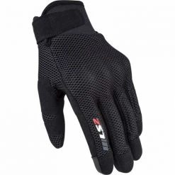 Ls2 Ray CE Black Summer Motorcycle Gloves