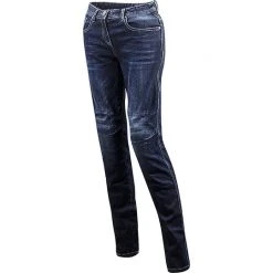 LS2 Vision Evo Lady Motorcycle Jeans Pants Black Certified