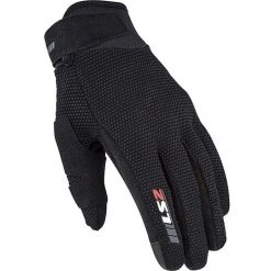 Motorcycle Gloves For Woman In Perforated Fabric Ls2 COOL Lady Black CE