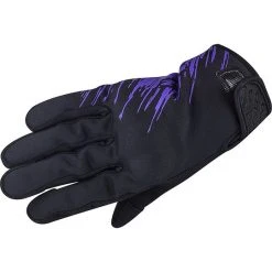 Motorcycle Gloves For Women In Waterproof Fabric Ls2 JET Black Purple CE -LS2 Sales motorcycle gloves for women in waterproof fabric ls2 jet black purple ce 96917