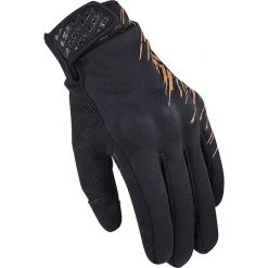 Motorcycle Gloves In Waterproof Fabric Ls2 JET Gray Orange CE