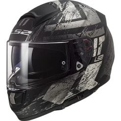 Motorcycle Helmet HPFC Fiber LS2 FF397 VECTOR Hunter Black Titanium Matt