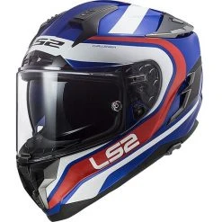 Motorcycle Helmet HPFC LS2 FF327 CHALLENGER Fusion Blue Red