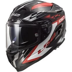 Motorcycle Helmet HPFC LS2 FF327 CHALLENGER GP Black Red
