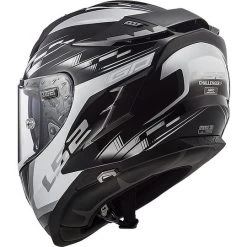 Motorcycle Helmet HPFC LS2 FF327 CHALLENGER GP Black White -LS2 Sales motorcycle helmet hpfc ls2 ff327 challenger gp black white 66654