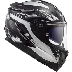 Motorcycle Helmet HPFC LS2 FF327 CHALLENGER GP Black White -LS2 Sales motorcycle helmet hpfc ls2 ff327 challenger gp black white 66656