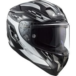 Motorcycle Helmet HPFC LS2 FF327 CHALLENGER GP Black White -LS2 Sales motorcycle helmet hpfc ls2 ff327 challenger gp black white 66657