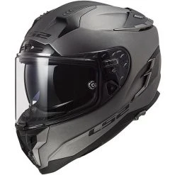 Motorcycle Helmet HPFC LS2 FF327 CHALLENGER Solid Titanium Matt