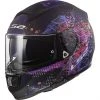 Motorcycle Helmet HPFC LS2 FF397 VECTOR Cosmos Black Matt Pink