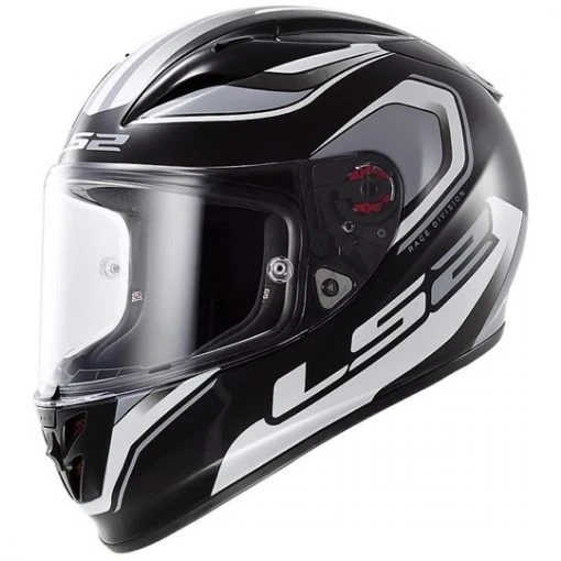 Motorcycle Helmet Integral Fiber LS2 FF323 Arrow R Geo Black / White -LS2 Sales motorcycle helmet integral fiber ls2 ff323 arrow r geo black white 15095