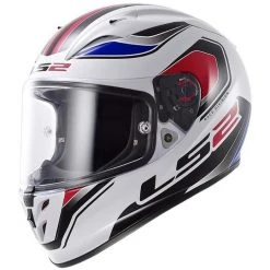 Motorcycle Helmet Integral Fiber LS2 FF323 Arrow R Geo White / Blue / Red