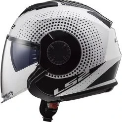 Motorcycle Helmet Jet Double Visor Ls2 OF570 VERSO Spin White Black -LS2 Sales motorcycle helmet jet double visor ls2 of570 verso spin white black 66980