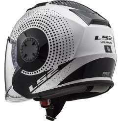 Motorcycle Helmet Jet Double Visor Ls2 OF570 VERSO Spin White Black -LS2 Sales motorcycle helmet jet double visor ls2 of570 verso spin white black 66981