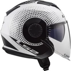 Motorcycle Helmet Jet Double Visor Ls2 OF570 VERSO Spin White Black -LS2 Sales motorcycle helmet jet double visor ls2 of570 verso spin white black 66983