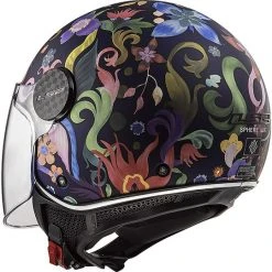 Motorcycle Helmet Jet LS2 OF558 SPHERE LUX Bloom Black Pink + Dark Visor -LS2 Sales motorcycle helmet jet ls2 of558 sphere lux bloom black pink dark visor 66867
